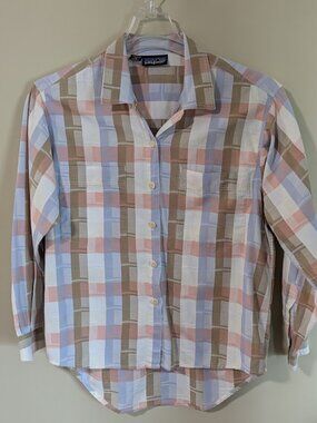 Women's Patagonia Flannel Cotton Shirt Size Medium